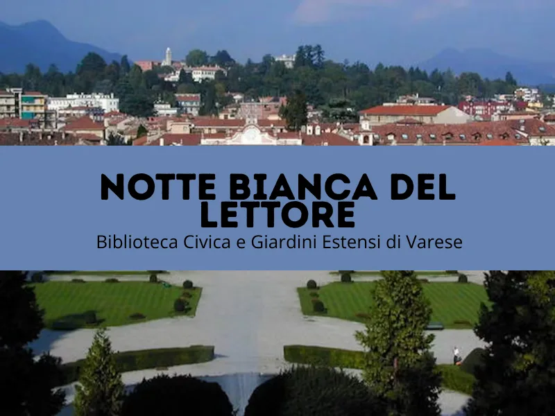 Locandina: Notte Bianca del Lettore 2025 || Varese