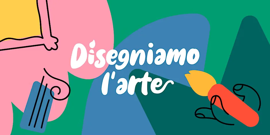 Locandina: Disegniamo l'Arte - Busto Arsizio, Museo del Tessile