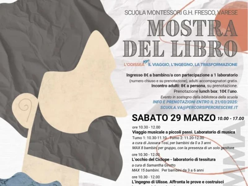 Locandina: Mostra del Libro a Varese: un viaggio tra ingegno, trasformazione e cultura